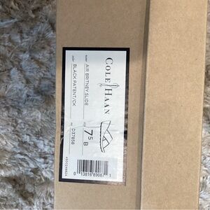 Black patent sandals